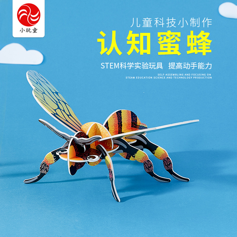 探秘蜜蜂的世界 兒童科學實驗玩具手工結(jié)合求知趣味
